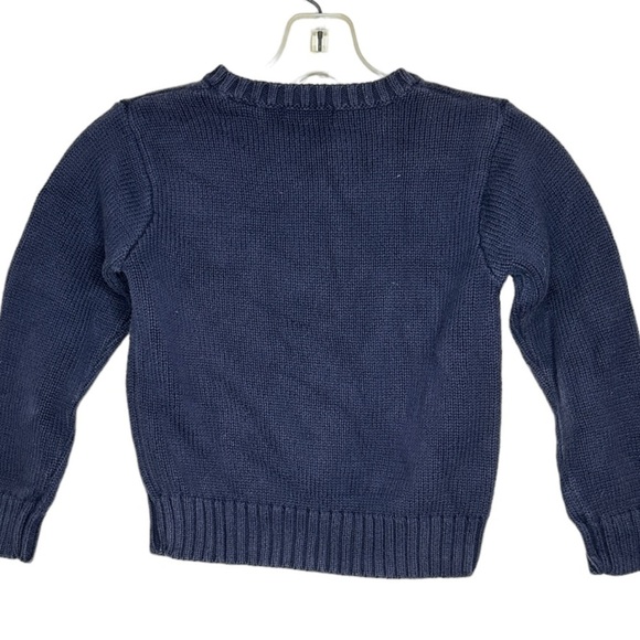 Vintage Polo by Ralph Lauren‎ Navy Cotton Sweater - Picture 4 of 6